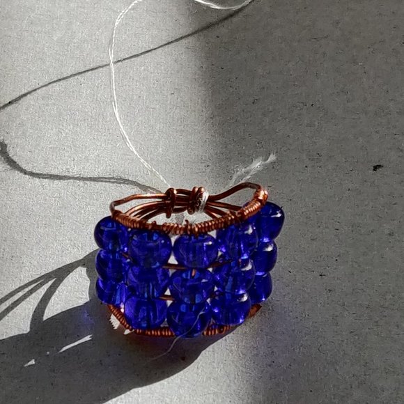 BEADED RING - Picture 3 of 3